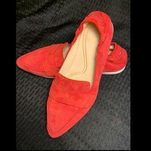 Cole Haan Red Suede Shoes